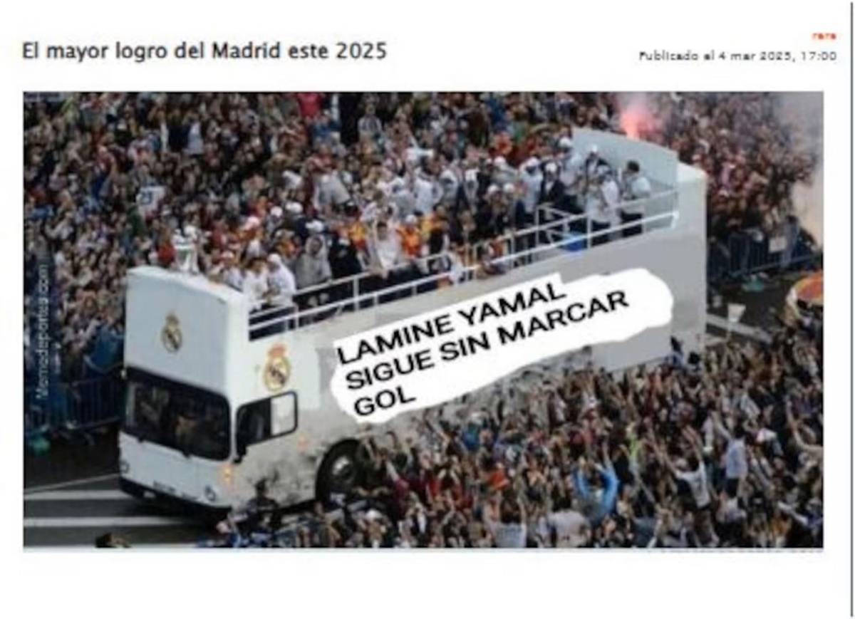 Los memes del triunfo de Real Madrid: se burlan de Atlético y Barcelona