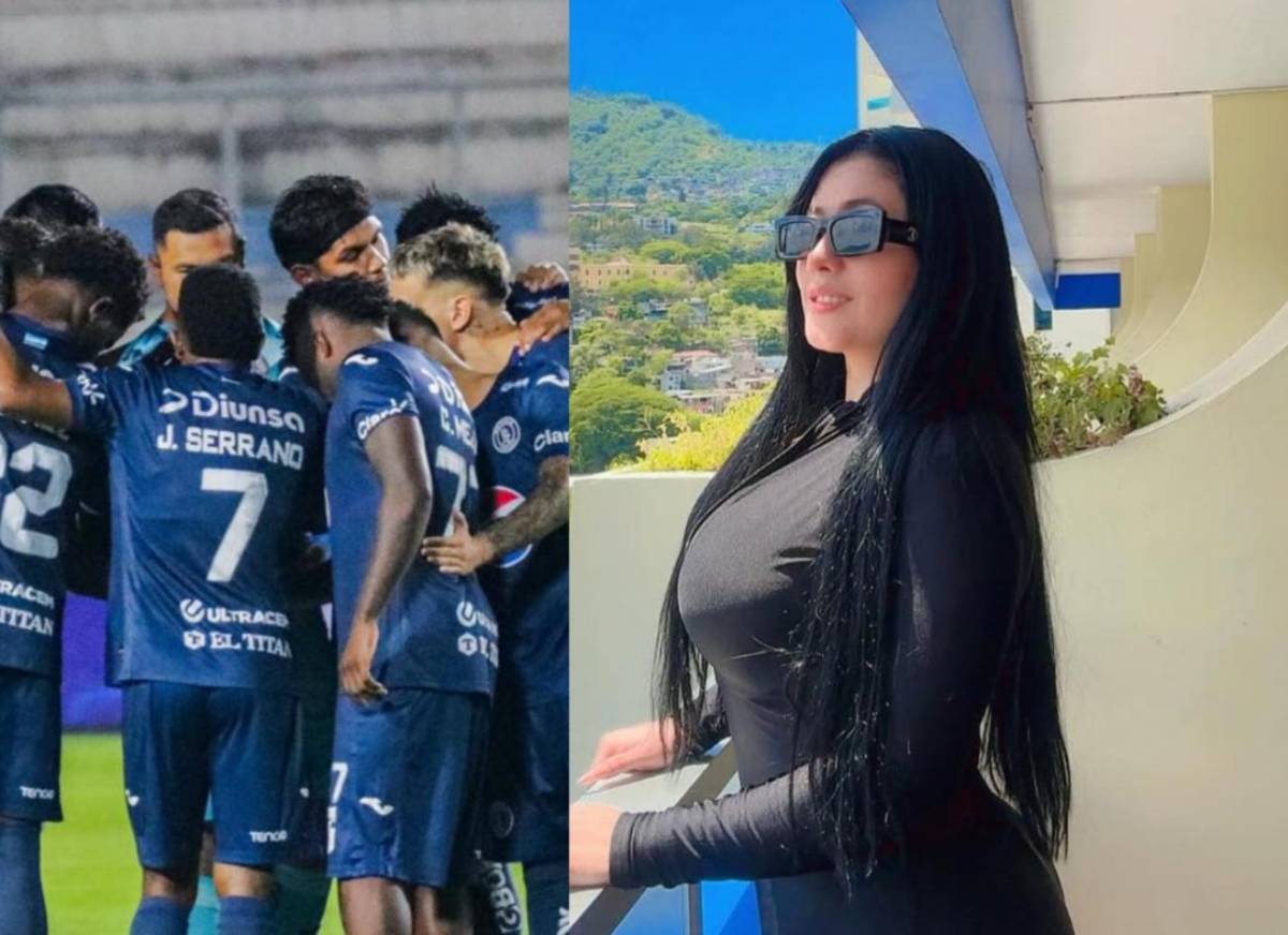 Polémica modelo sorprende con una confesión sobre futbolista del Motagua