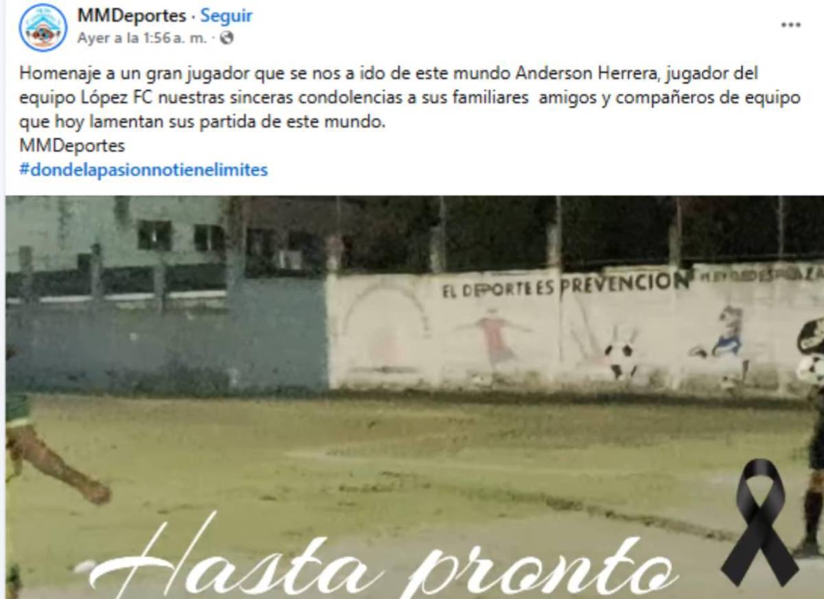 Consternación por misteriosa muerte de futbolista hondureño: No logró asimilarlo