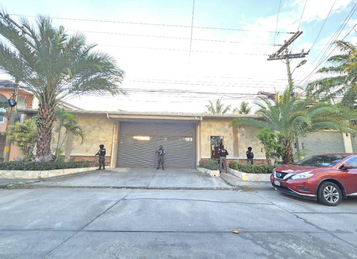 Mansiones allanadas en SPS y Omoa son vinculadas a capos