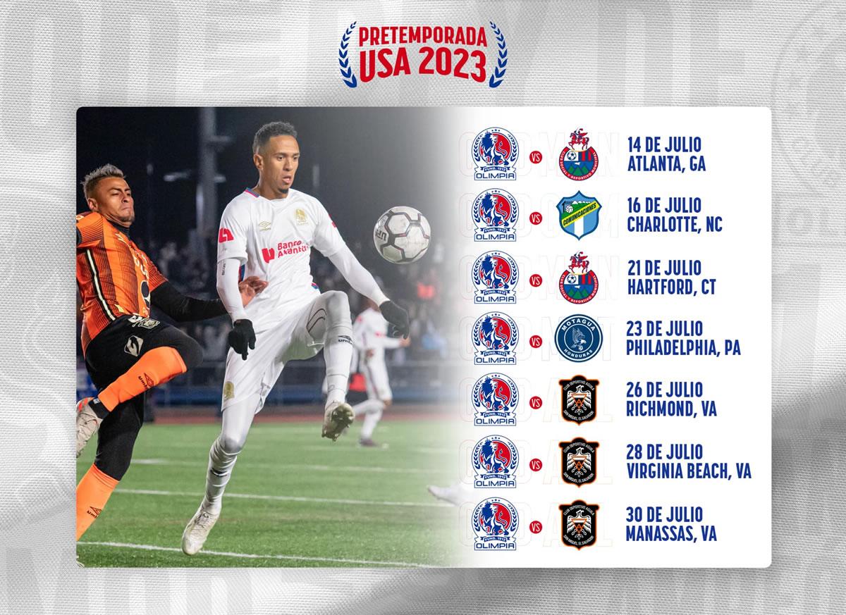 La gira que hará el Olimpia en Estados Unidos.