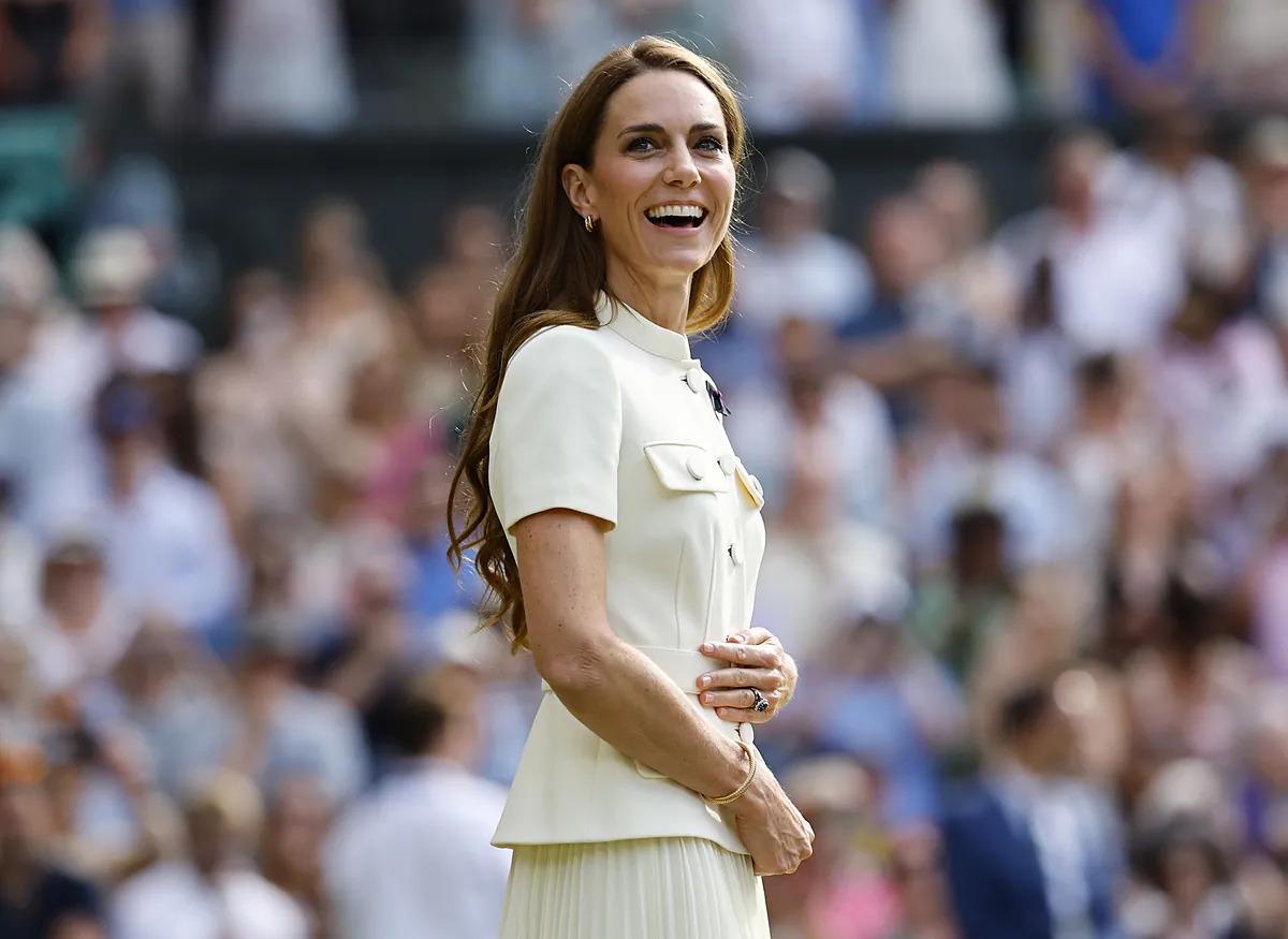 La princesa de Gales deslumbra en Wimbledon