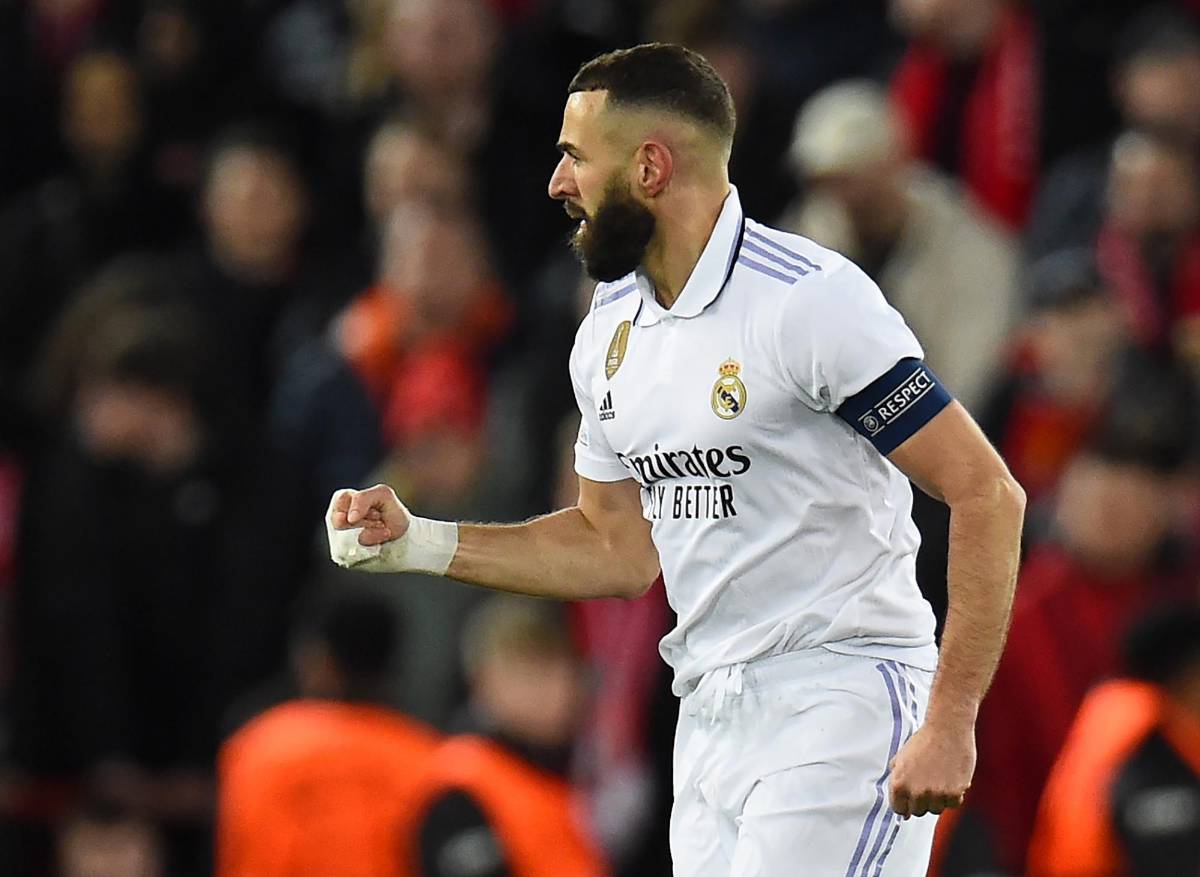 Karim Benzema anotó un doblete en la segunda parte.