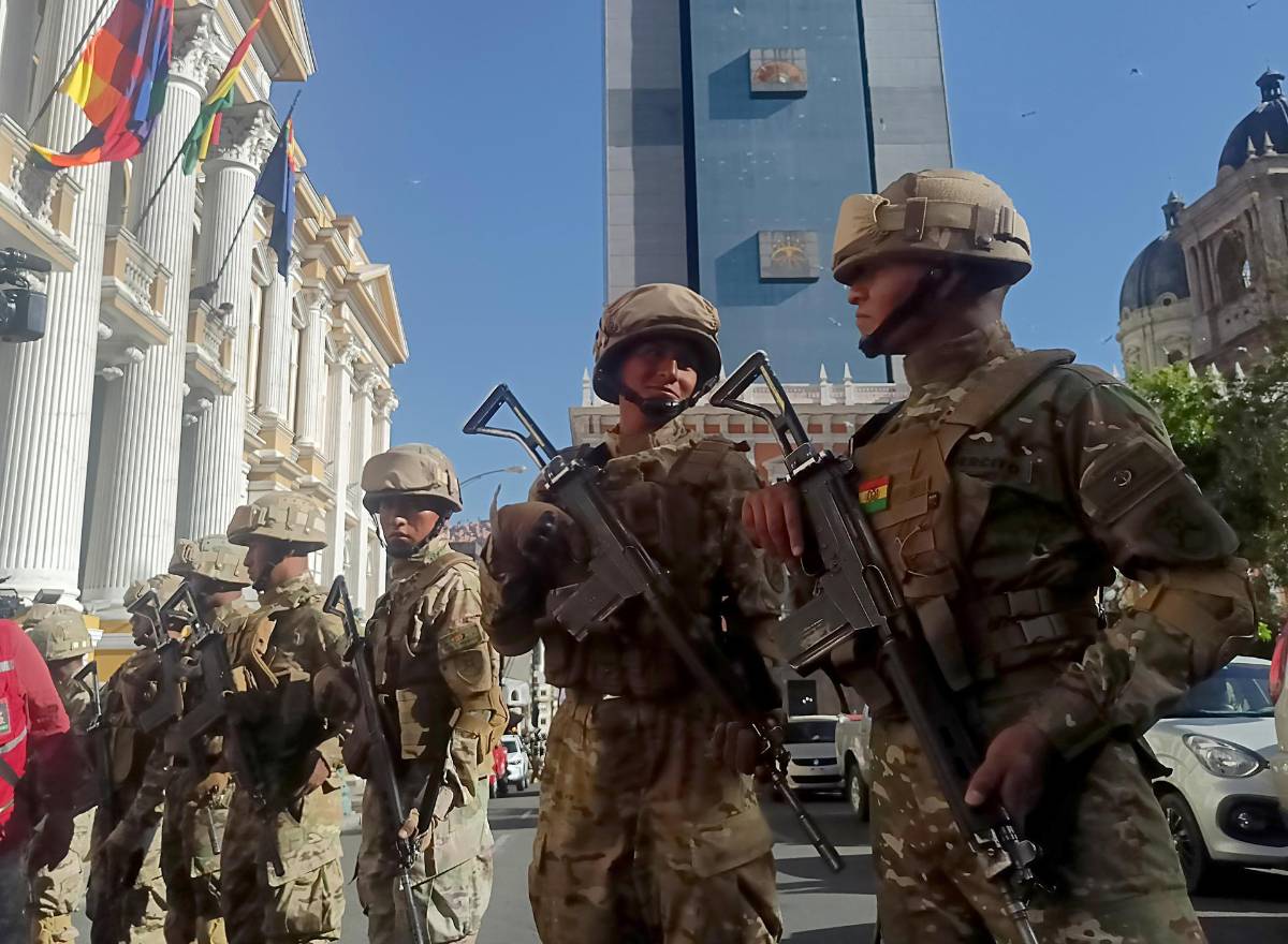 Intento de golpe de Estado en Bolivia: militares irrumpen en la sede del Ejecutivo