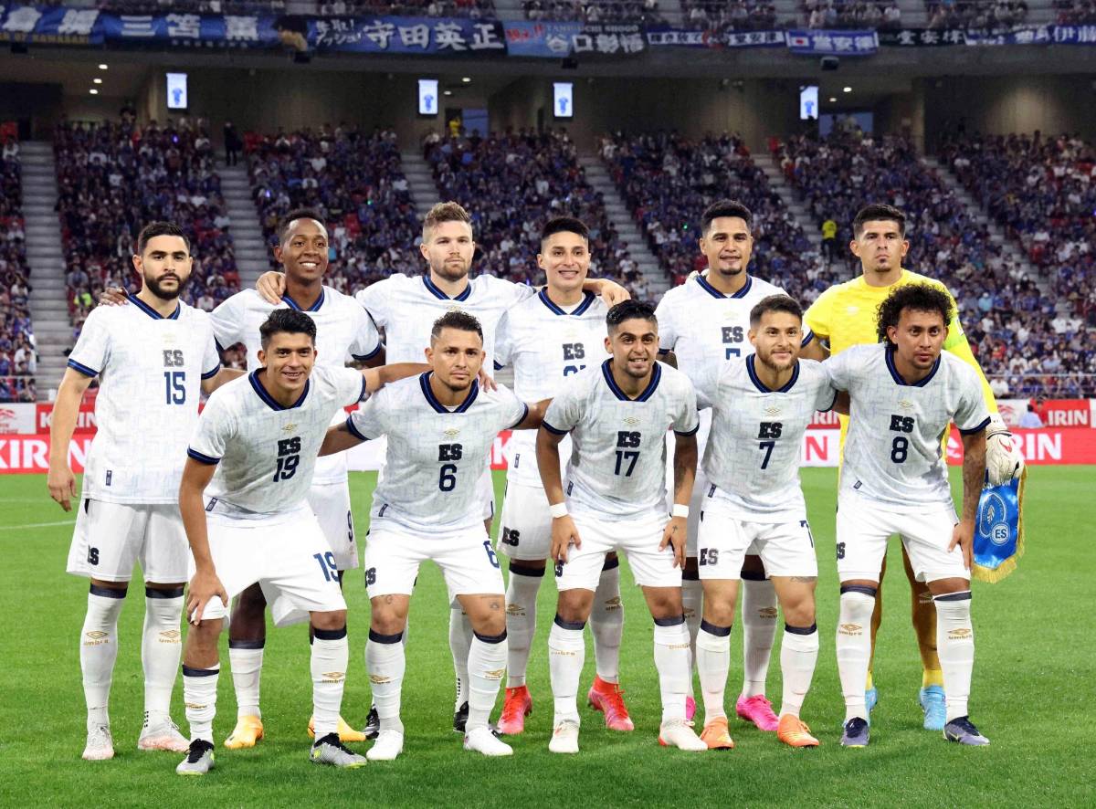 El 11 titular de El Salvador que enfrentó a Japón.