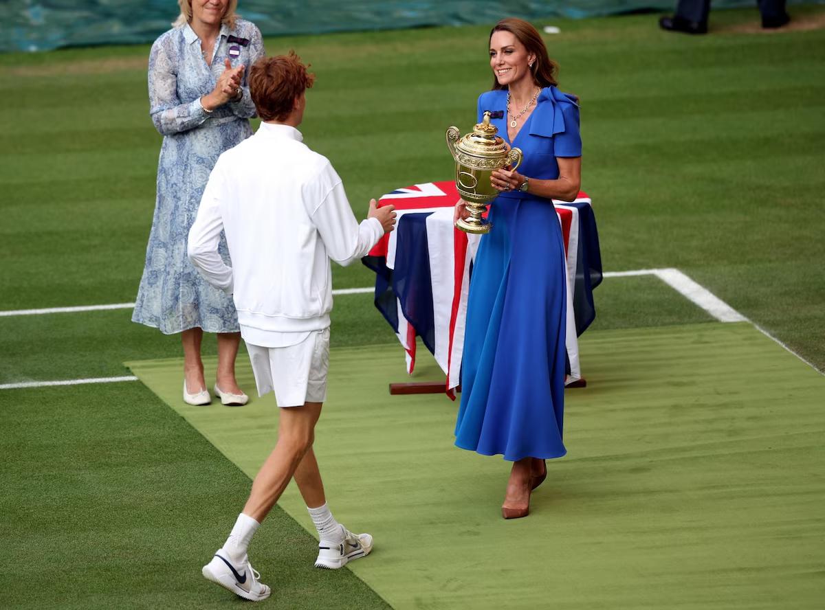 La princesa de Gales deslumbra en Wimbledon