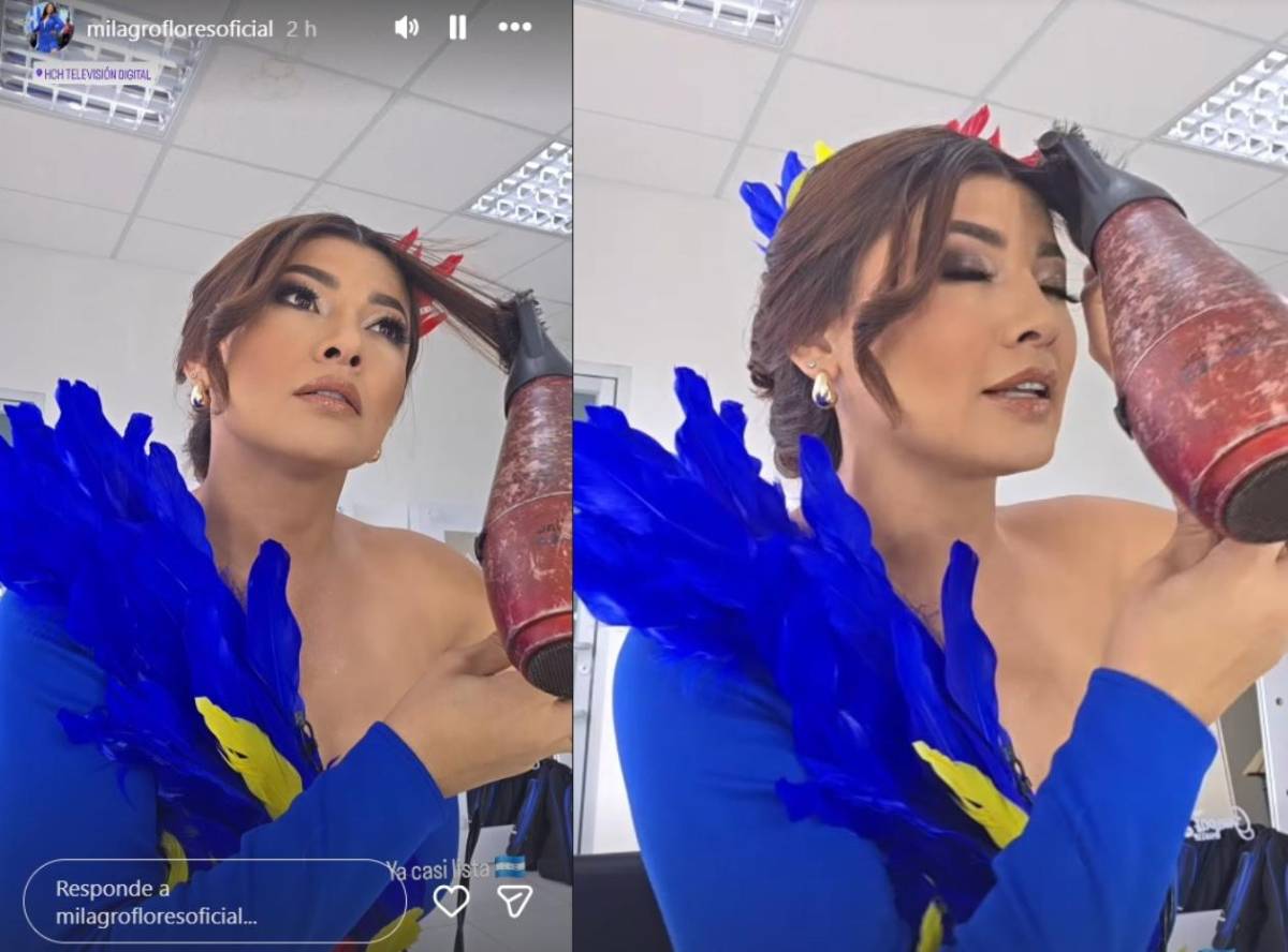 ¡Bella entre las bellas! Milagro Flores deslumbró con colorido atuendo