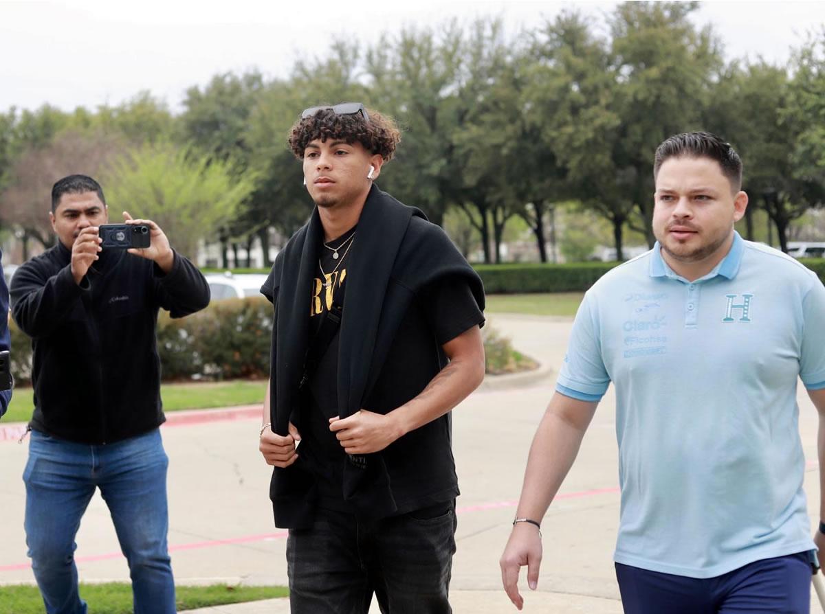 David Ruiz ya se encuentra concentrado con la Selección de Honduras.