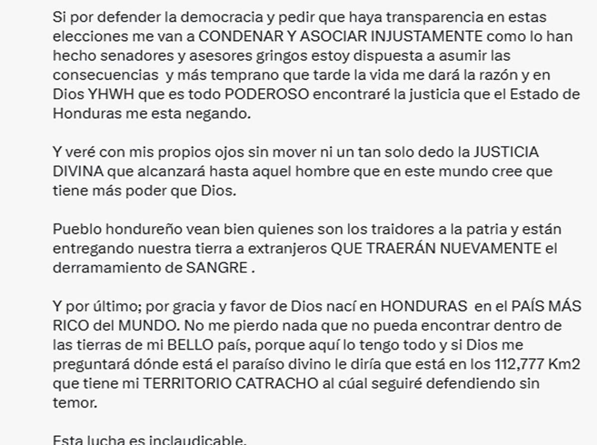 Iroshka Elvir: “Abran las urnas, ¿cuál es el miedo?”