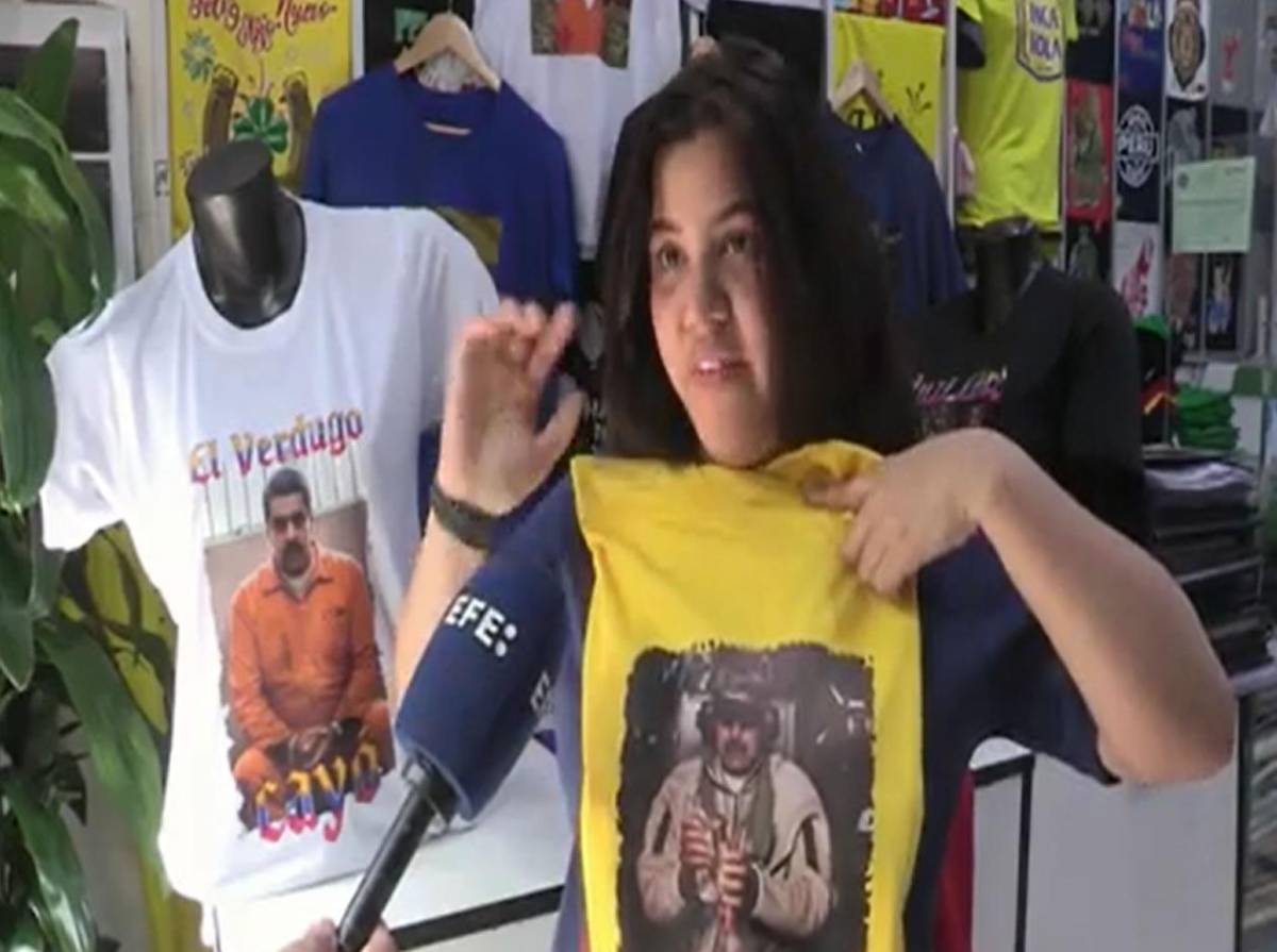 Las camisetas de la captura de Maduro se convierten en moda: “El verdugo ya cayó”