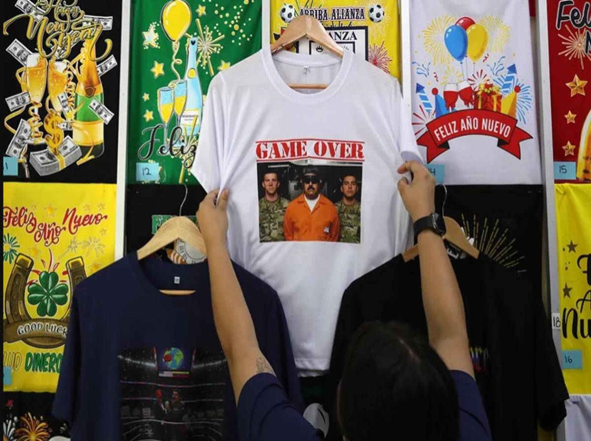 Las camisetas de la captura de Maduro se convierten en moda: “El verdugo ya cayó”