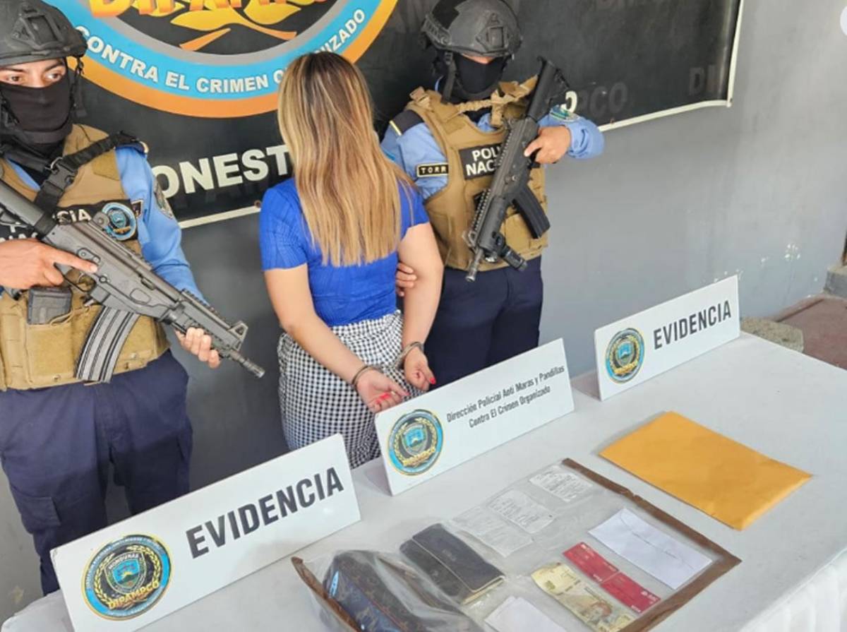 ¿Quién es La Nena, la presunta pandillera detenida en San Pedro Sula?
