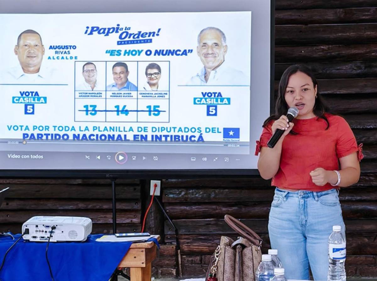 Abi Martínez, de 26 años, se convierte en la alcaldesa más joven de Honduras
