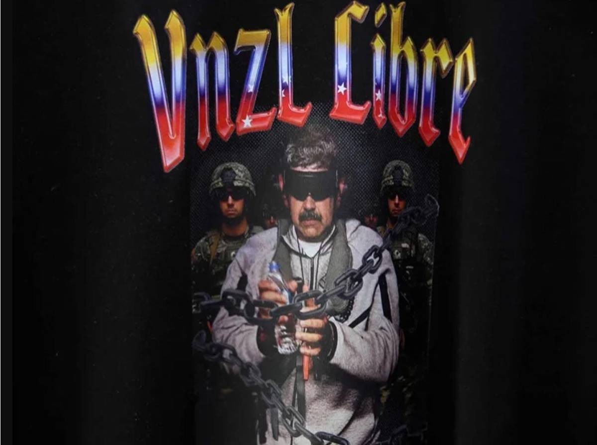 Las camisetas de la captura de Maduro se convierten en moda: “El verdugo ya cayó”
