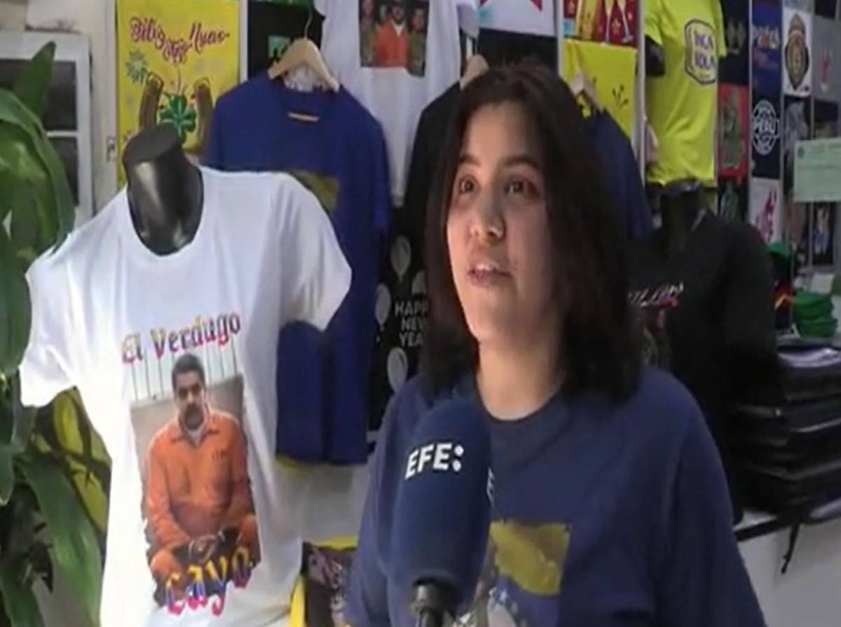 Las camisetas de la captura de Maduro se convierten en moda: “El verdugo ya cayó”