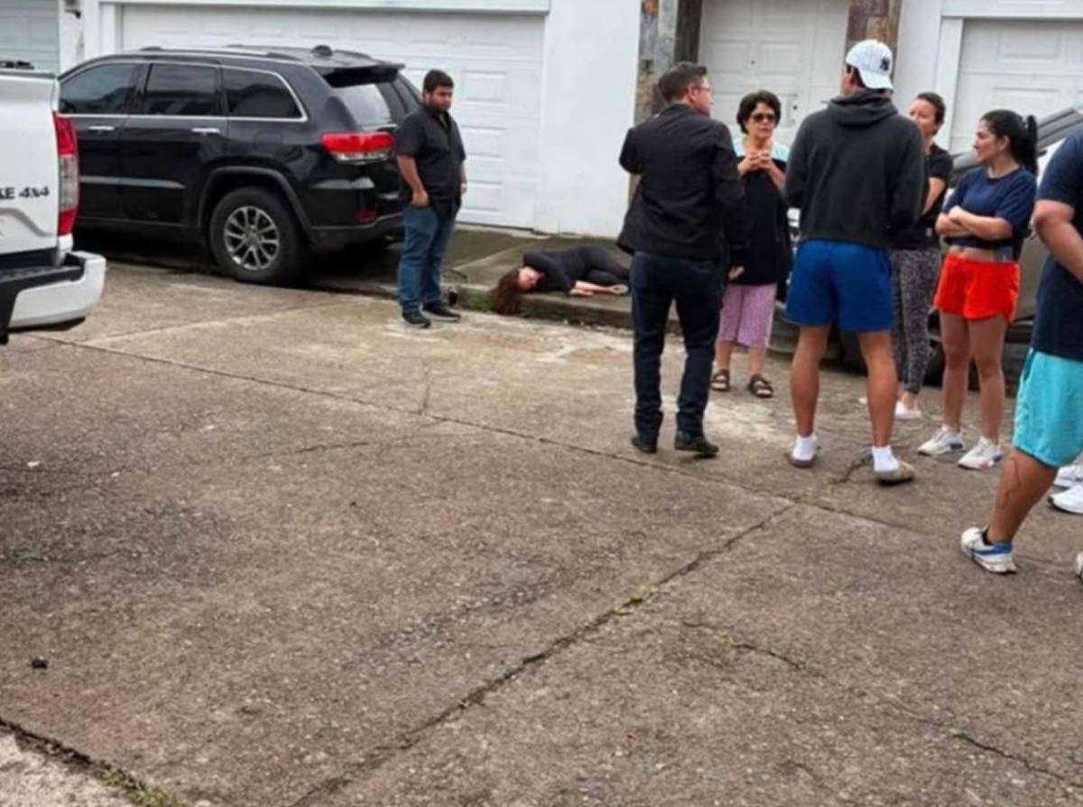 “¿Qué le pasa, señora?”: Mujer  choca contra 11 vehículos en Tegucigalpa