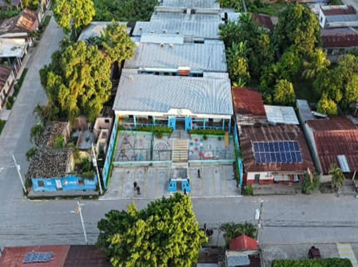 Imágenes de los allanamientos en la zona céntrica de Olanchito, Yoro