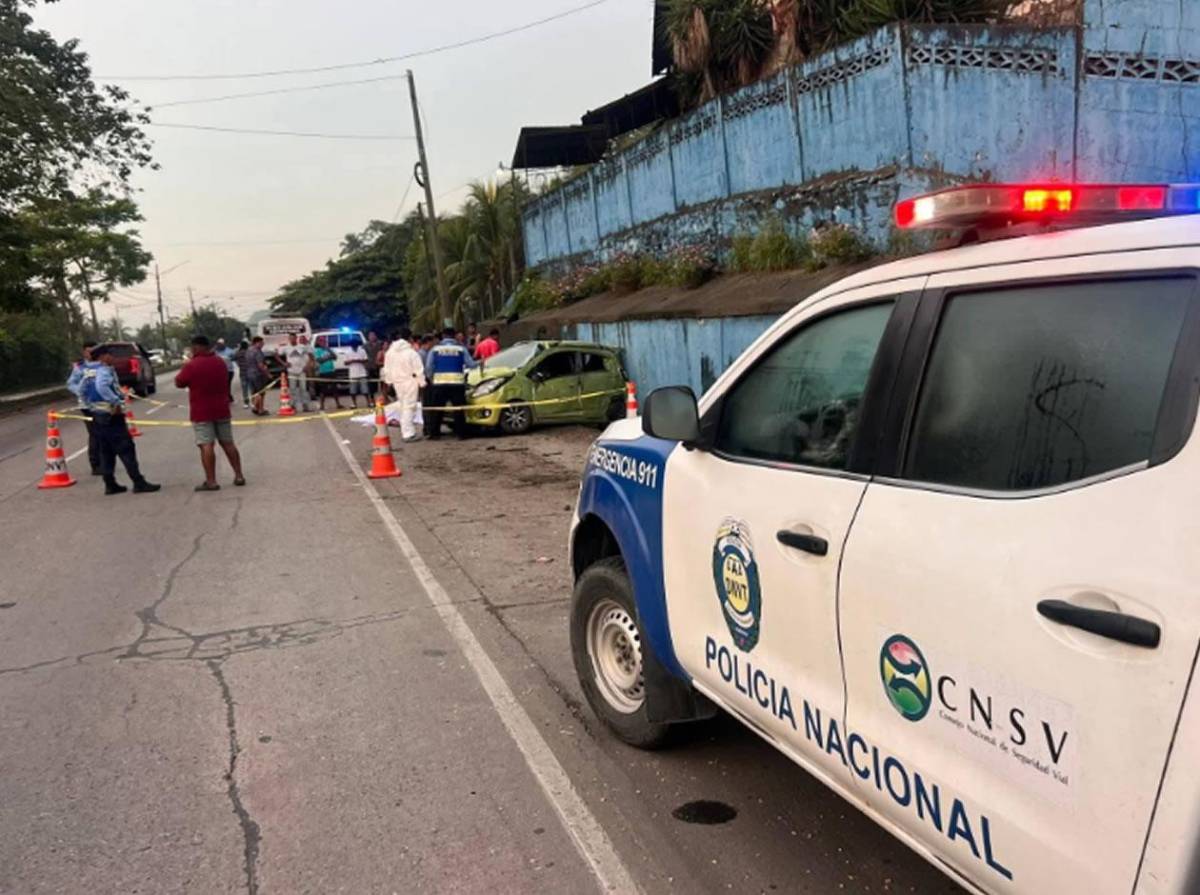Identifican a los muertos y heridos del accidente en La Campana, Puerto Cortés