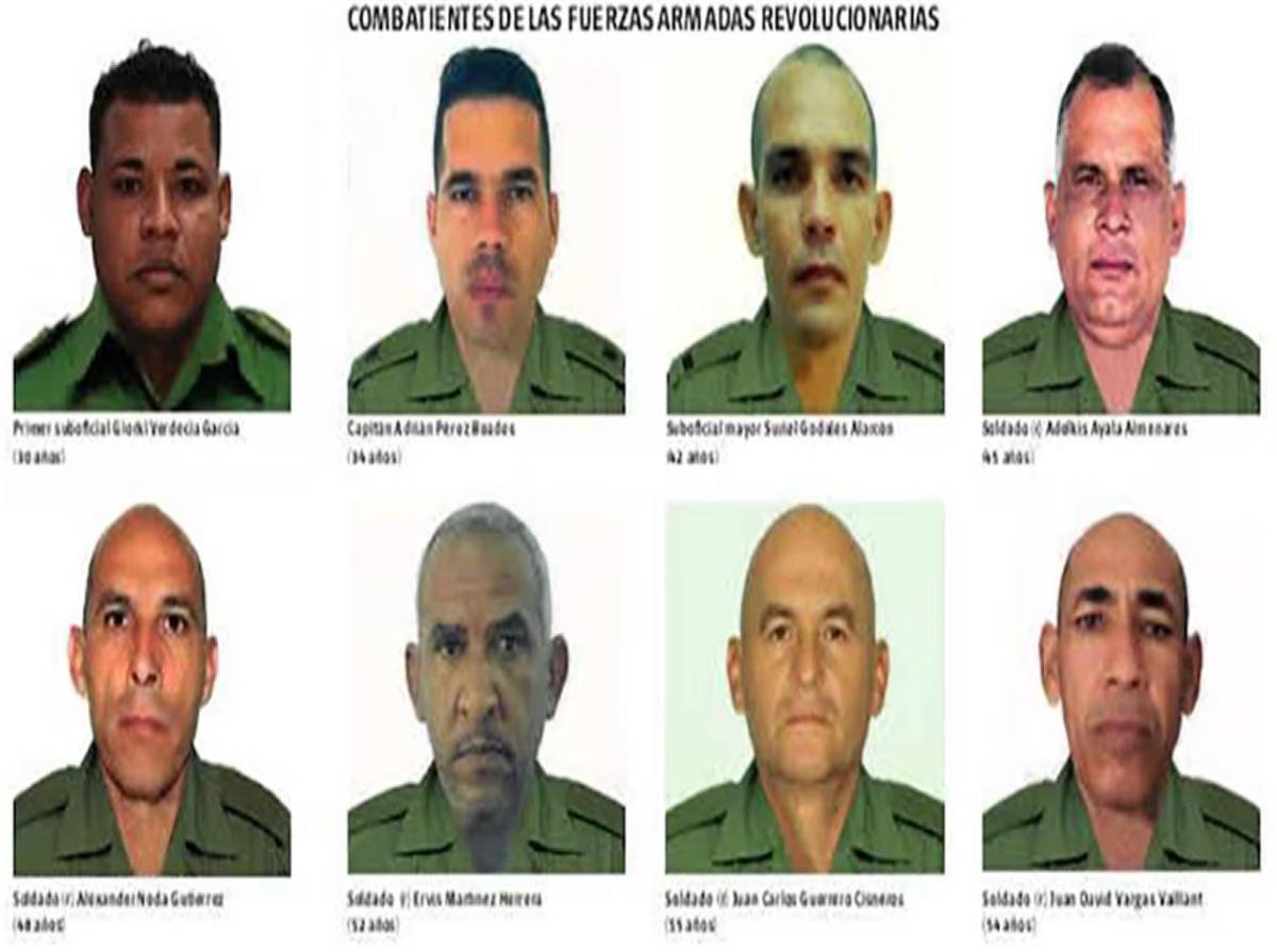 Los rostros de los 32 militares cubanos muertos en ataque de EEUU en Venezuela