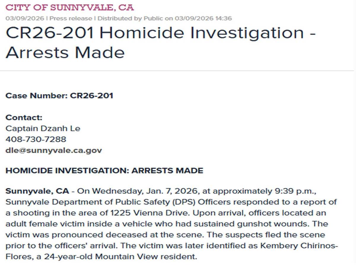 El caso de Kembery Chirinos, joven hondureña hallada sin vida en un automóvil en California