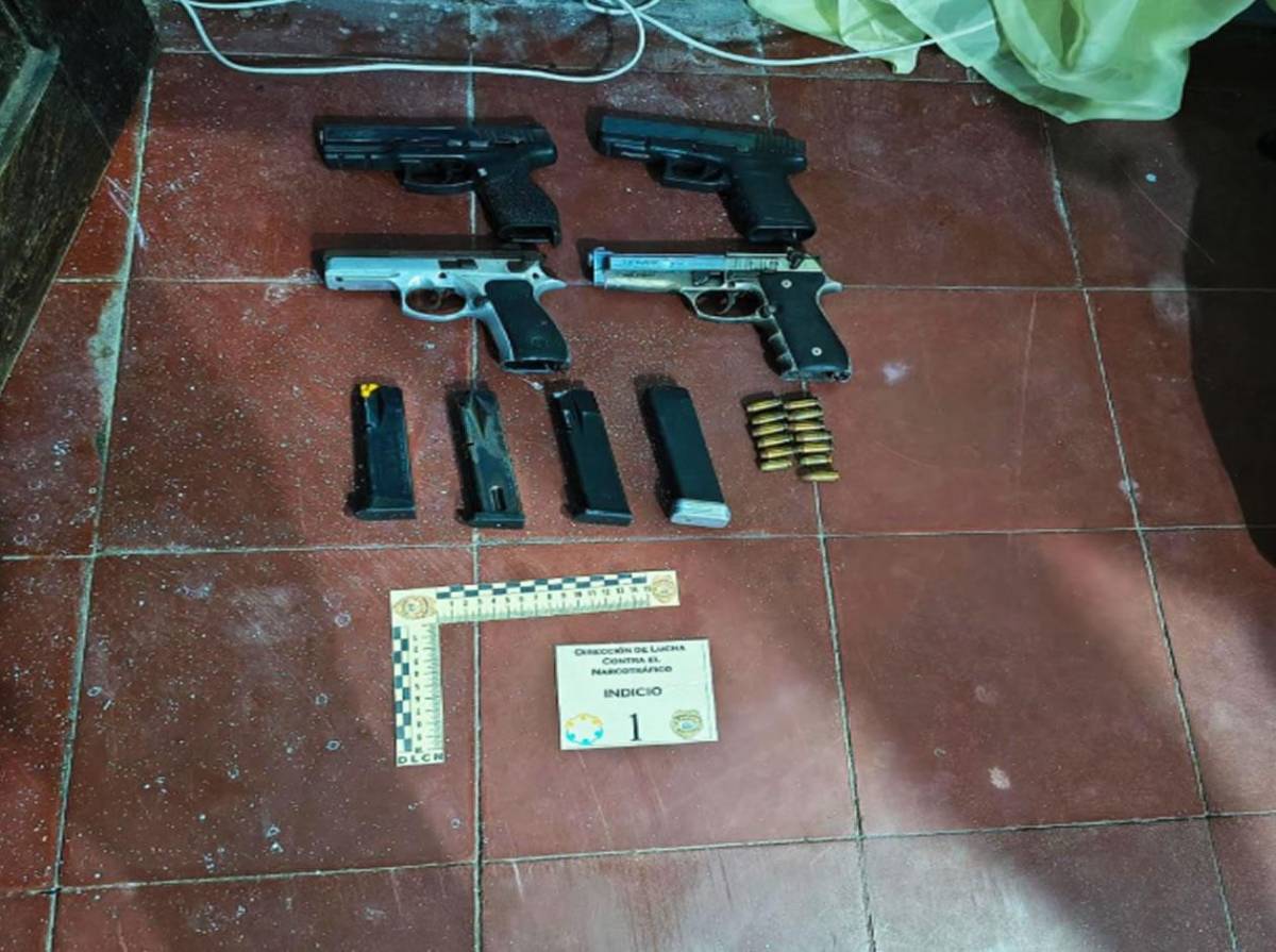 Allanamientos en SPS dejan tres detenidos, armas, vehículos y drogas decomisadas