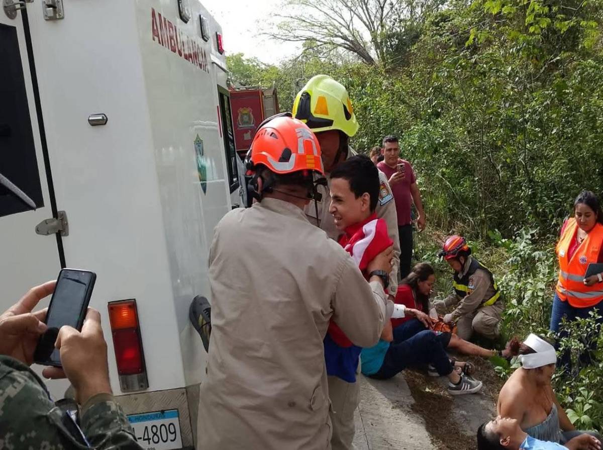 Identifican a los doce heridos de accidente en Quimistán, Santa Bárbara