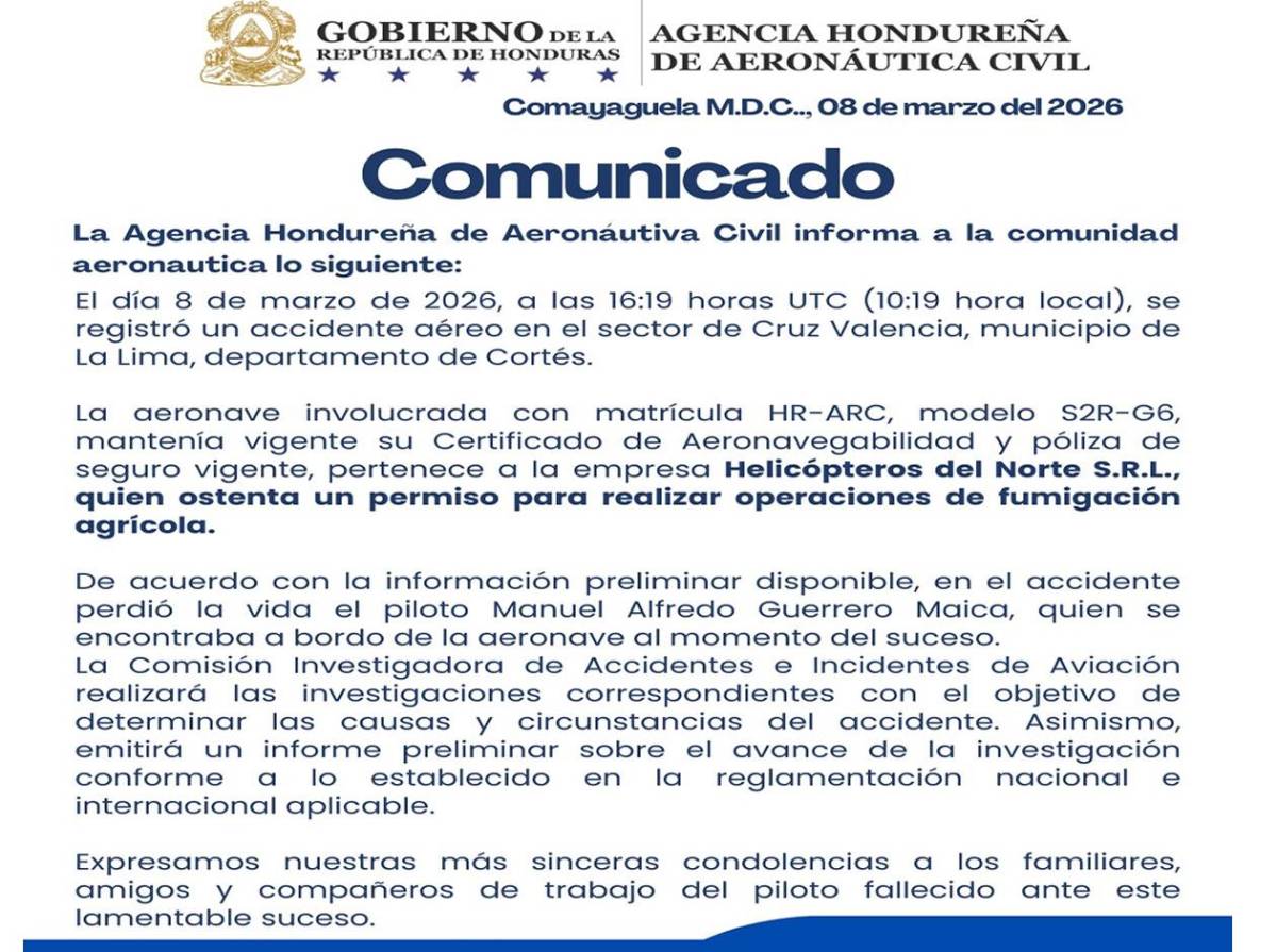 Impactantes imágenes: El fatal escenario donde perdió la vida el piloto Manuel Guerrero