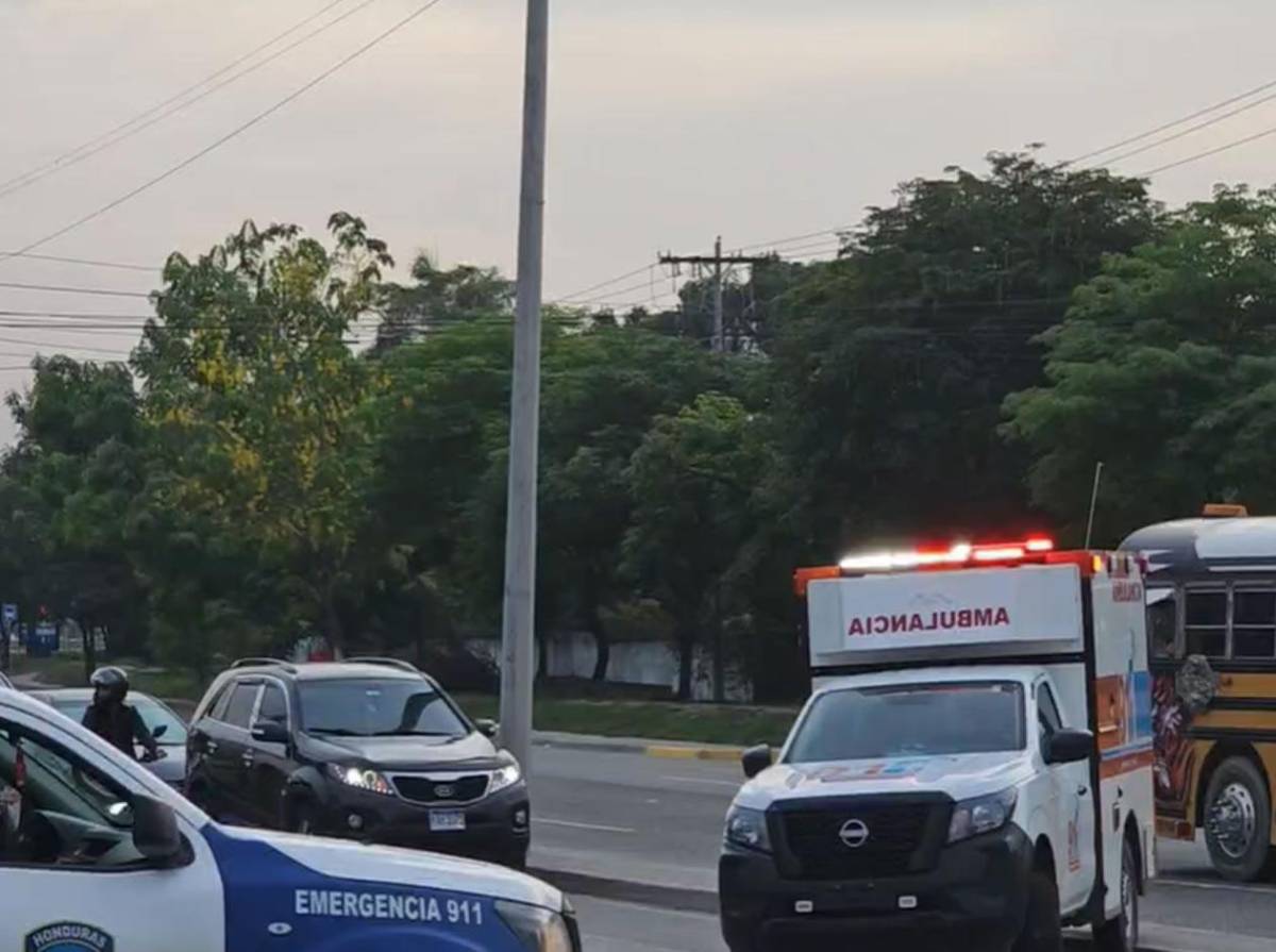 Crimen ocurrido en la madrugada paraliza el tráfico en el bulevar del norte de San Pedro Sula