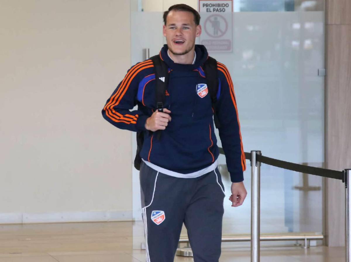 Cincinnati llegó a Honduras: el jugador que vale más que todo Motagua