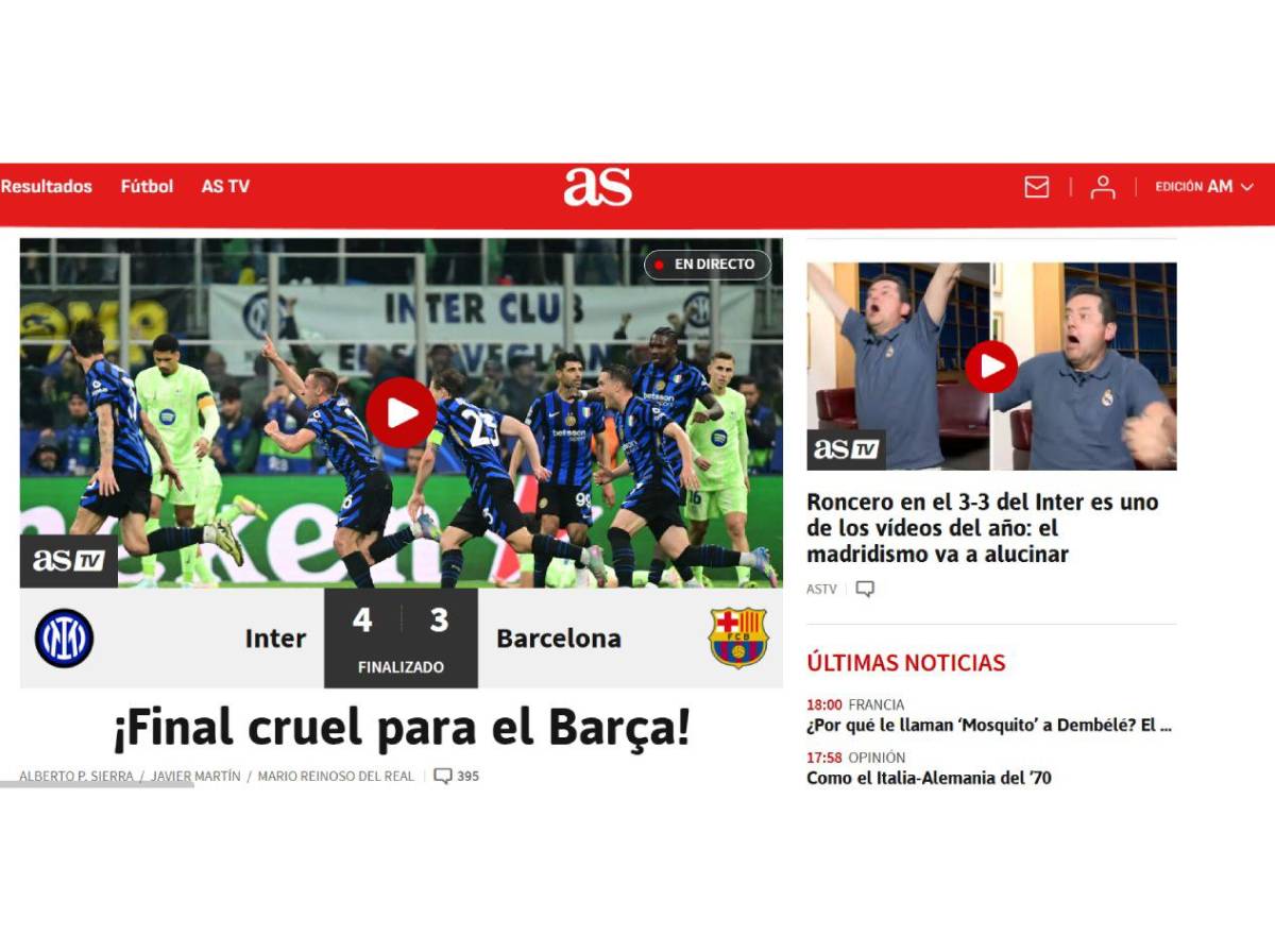 Máxima crueldad: Lo que dice la prensa tras eliminación de Barça en Champions