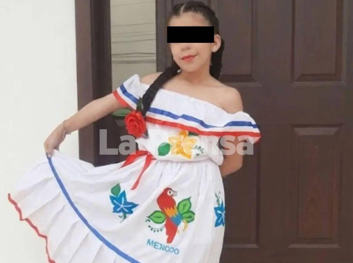 Dolorosa despedida a Leyreth, la niña hallada entre los escombros de la tragedia en la Villa Nueva