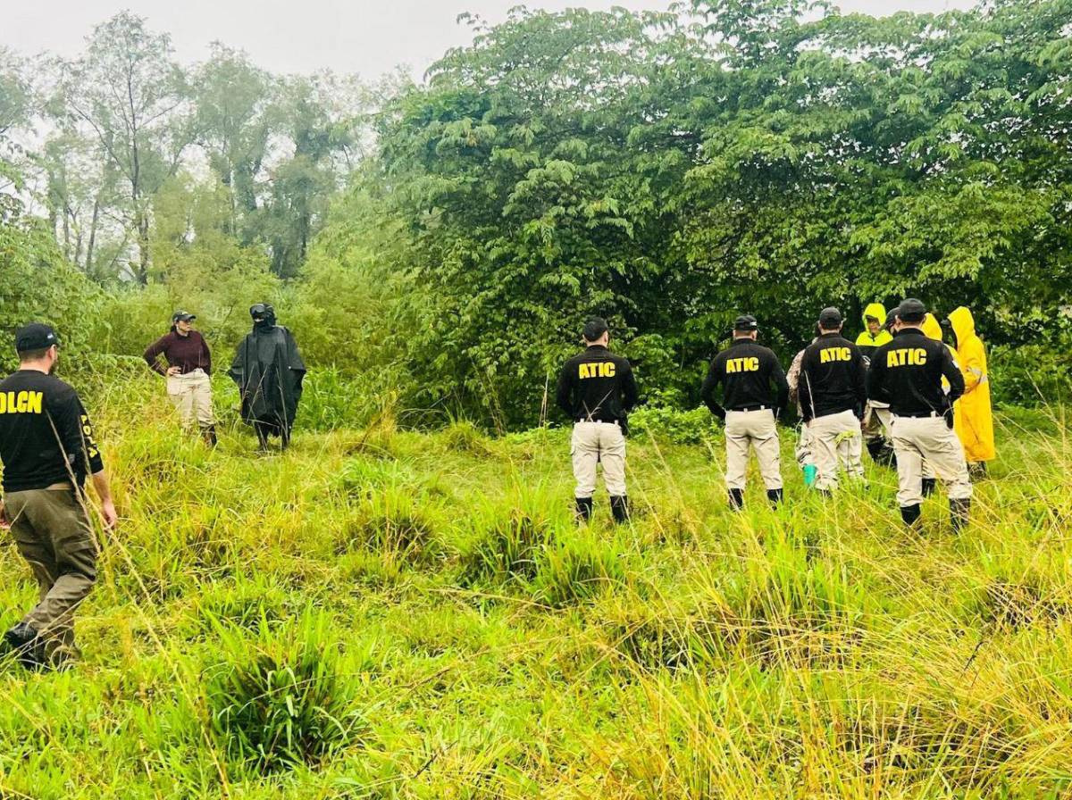 Esto encontró el Ministerio Público en una propiedad de Magdaleno Meza