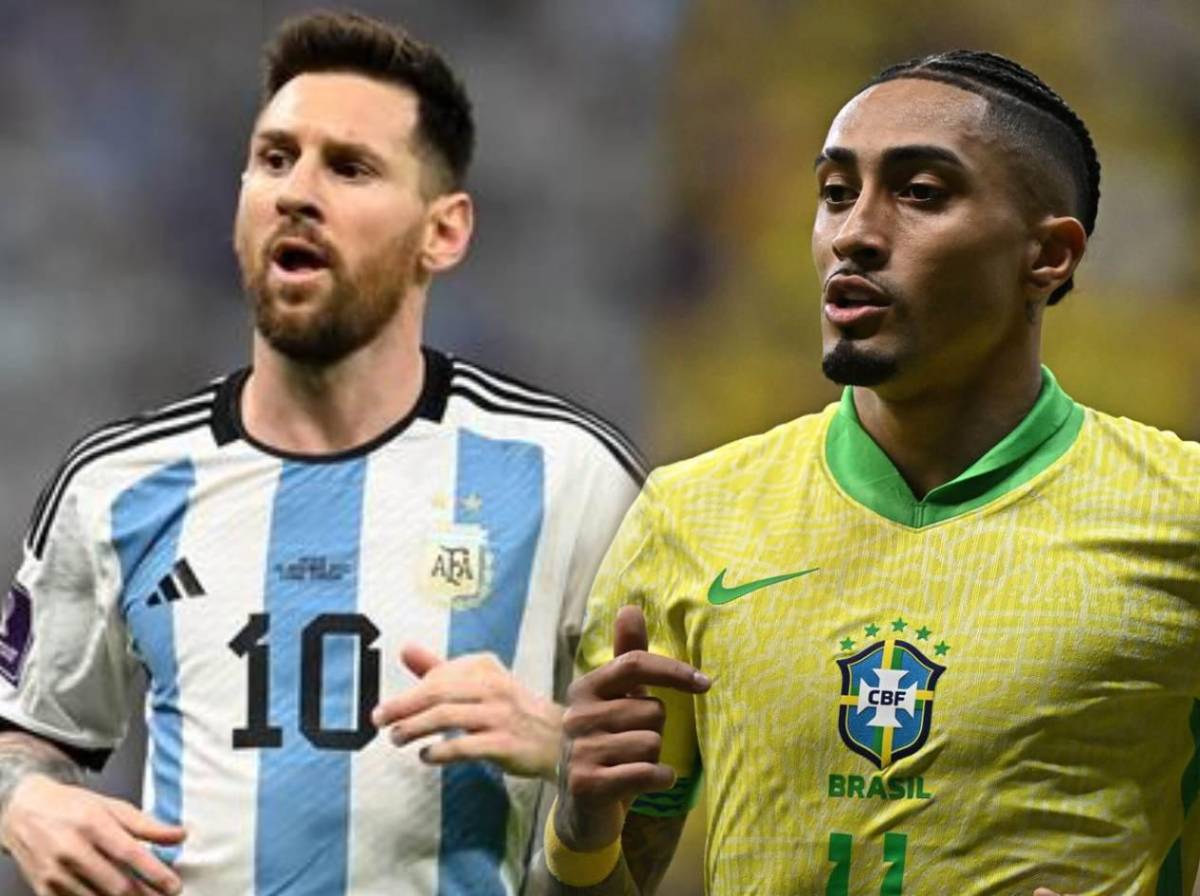 Messi deja dardo a Raphinha: revuelo tras goleada de Argentina a Brasil