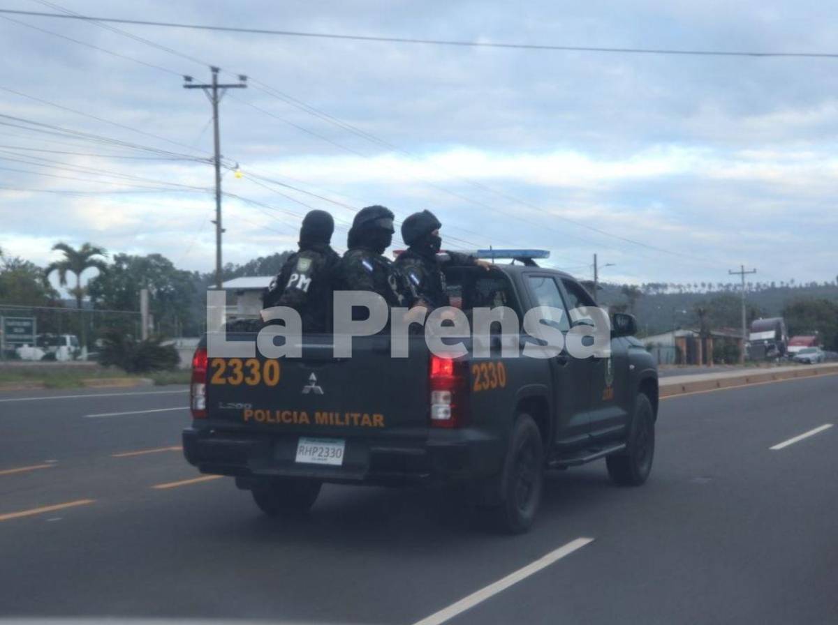 Ambiente en Palmerola previo a la llegada de Juan Orlando Hernández