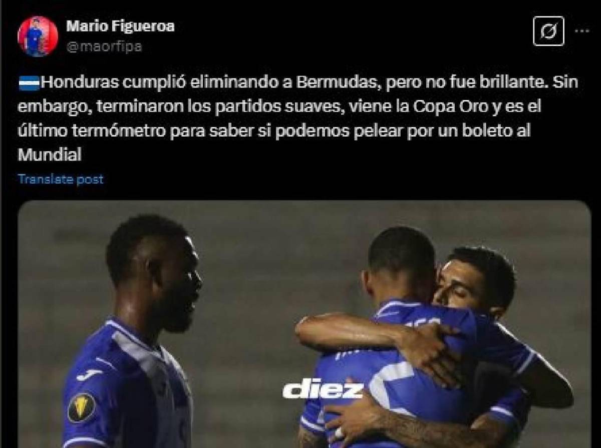 Prensa de Honduras no perdona: esto dicen pese a triunfo ante Bermudas