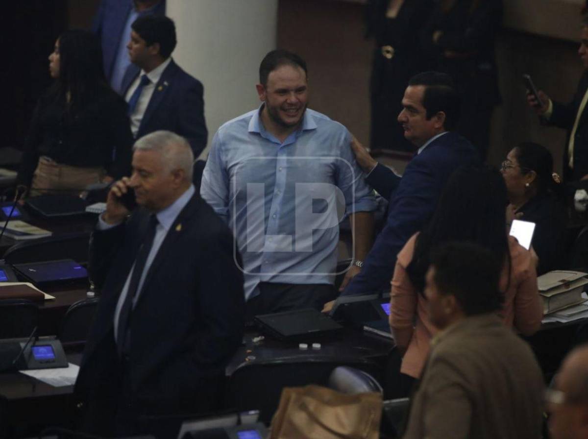 Empujones y cohetes: lo que no se vio del zafarrancho en el Congreso Nacional