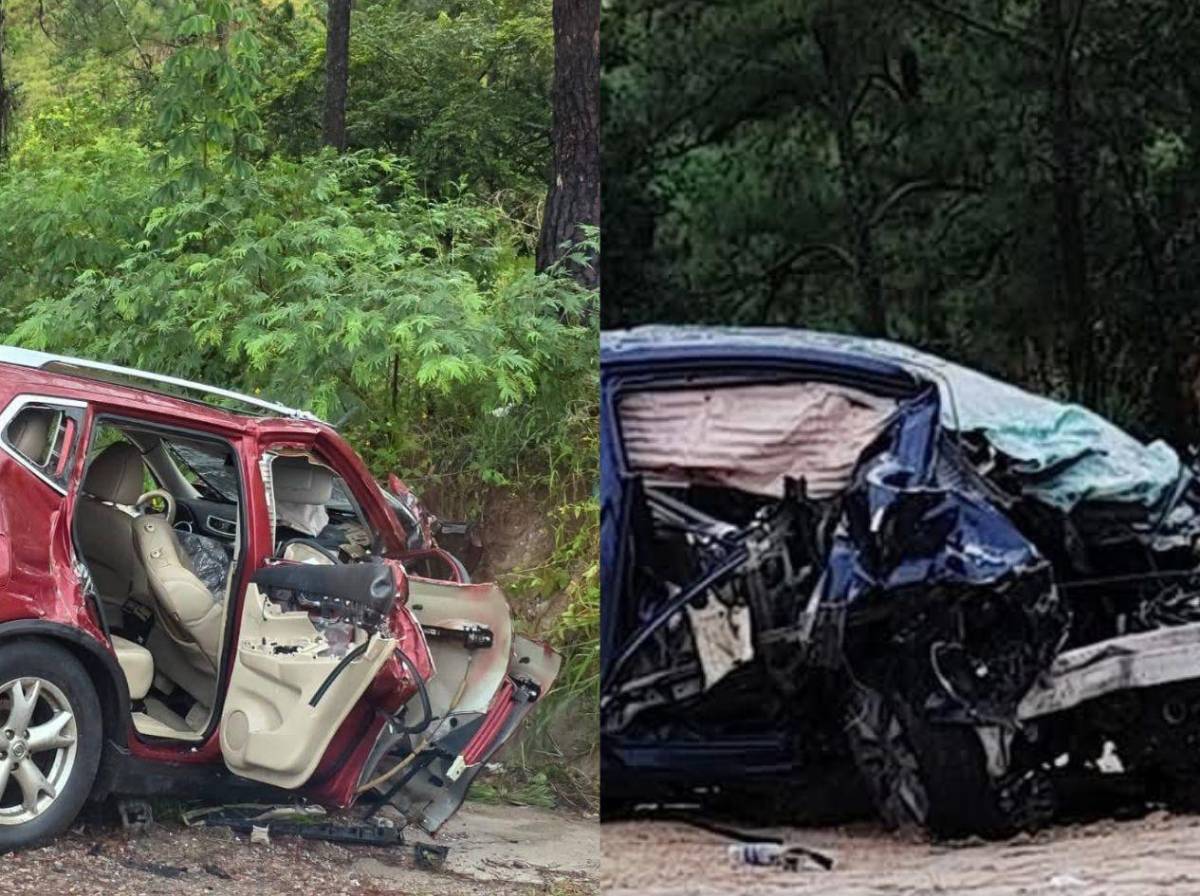 Cuatro muertos deja brutal choque entre camioneta y turismo en El Paraíso
