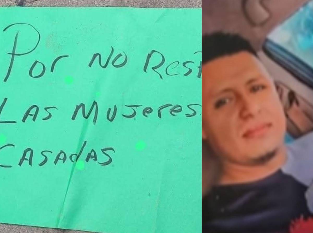 Le dejaron un rótulo: hallan muerto a taxista VIP en San Pedro Sula