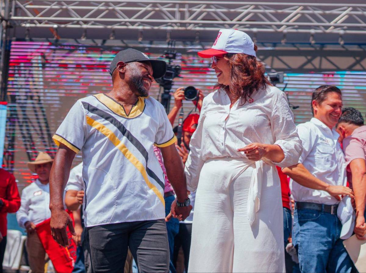 Rixi Moncada promete mejorar salarios de la clase trabajadora en su visita a La Ceiba