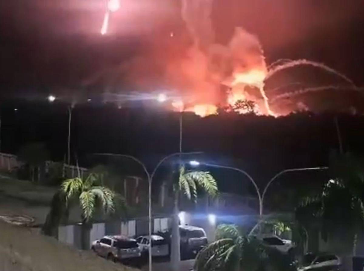 Imágenes del operativo de Estados Unidos en Caracas que terminó con la captura de Maduro