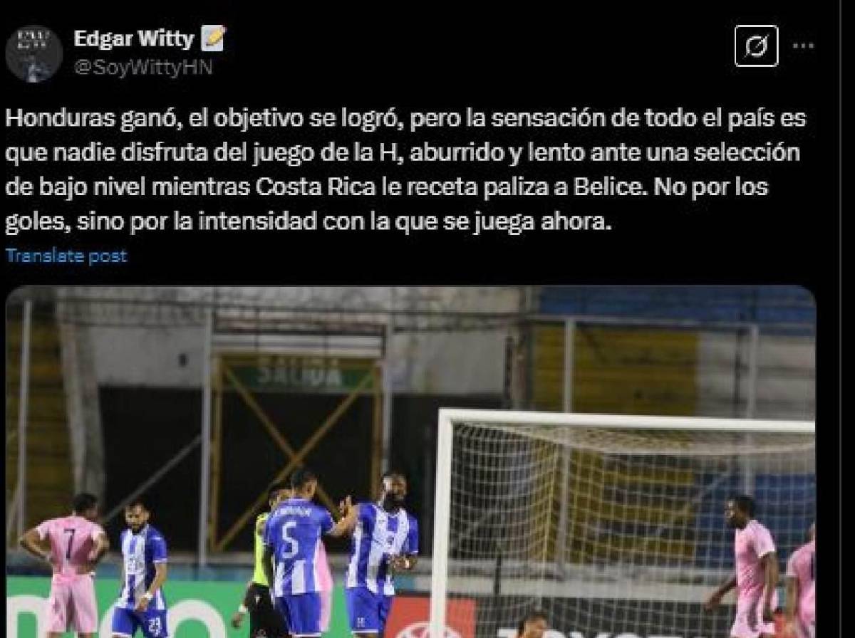 Prensa de Honduras no perdona: esto dicen pese a triunfo ante Bermudas