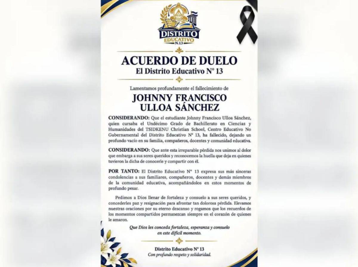 Horrible crimen: estudiante Johnny Ulloa tenía ocho disparos y los tobillos fracturados
