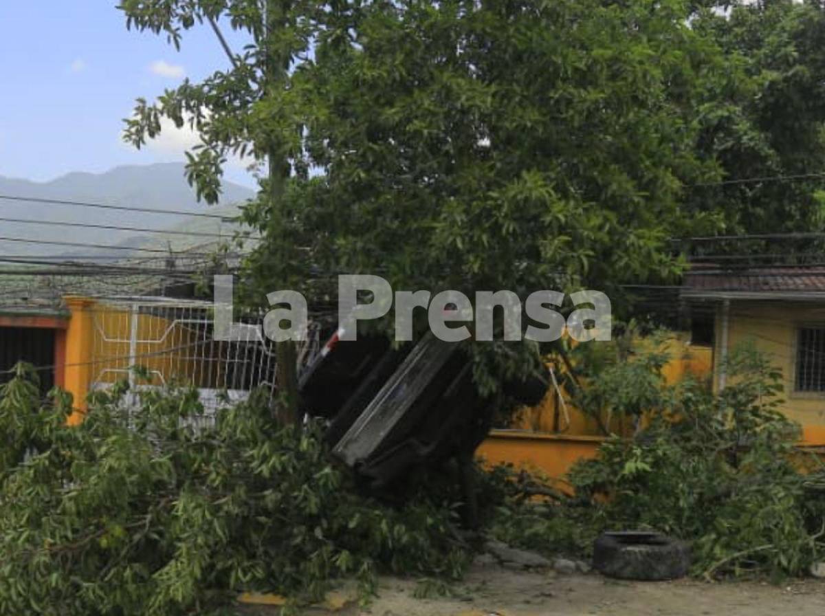 Camioneta queda incrustada en el muro de una casa tras accidente en colonia Sitraplast de SPS