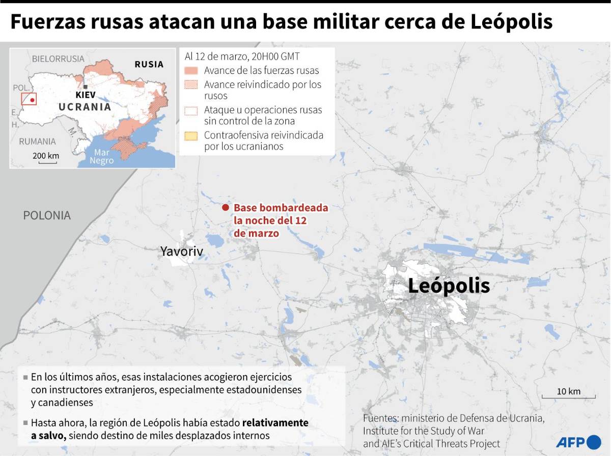 Rusia comienza su asalto final en Kiev con lluvia de bombardeos