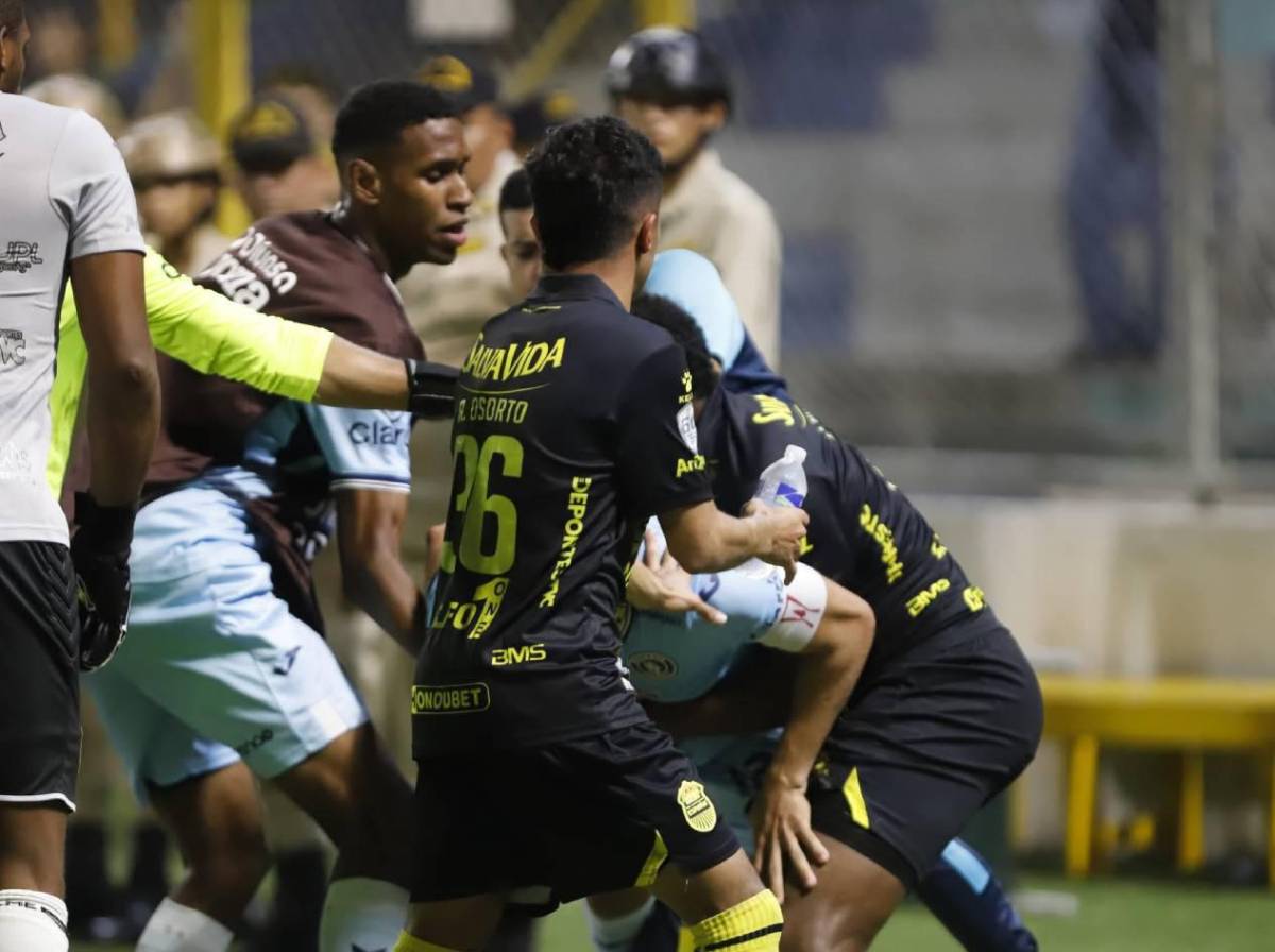 Los señalados en bronca de Motagua tras quedar eliminado ante Real España