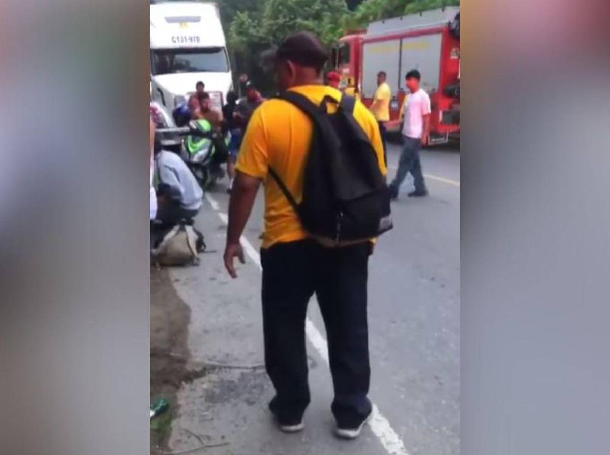 Identifican a conductor que murió al caer 'rapidito' a un abismo en Cofradía