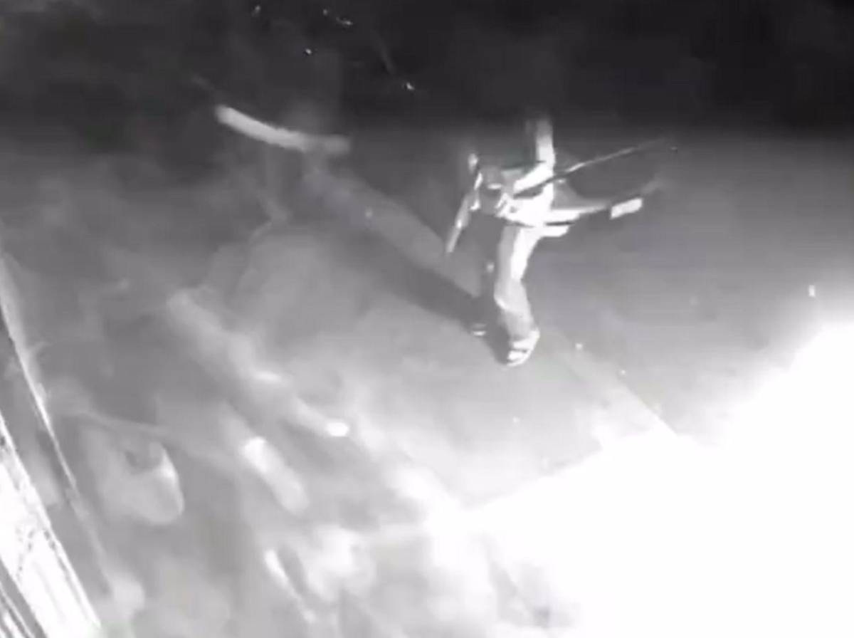 Así ultimaron a alias Calaca frente a un bar en el bulevar Morazán