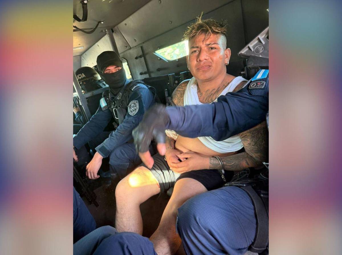 Disparos, armas de guerra y droga: así cayó el líder de La Kleivona en Choloma