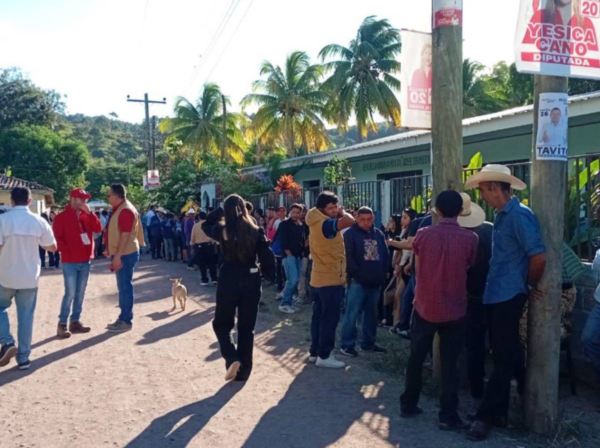 Así se vive la jornada electoral en San Antonio de Flores, El Paraíso