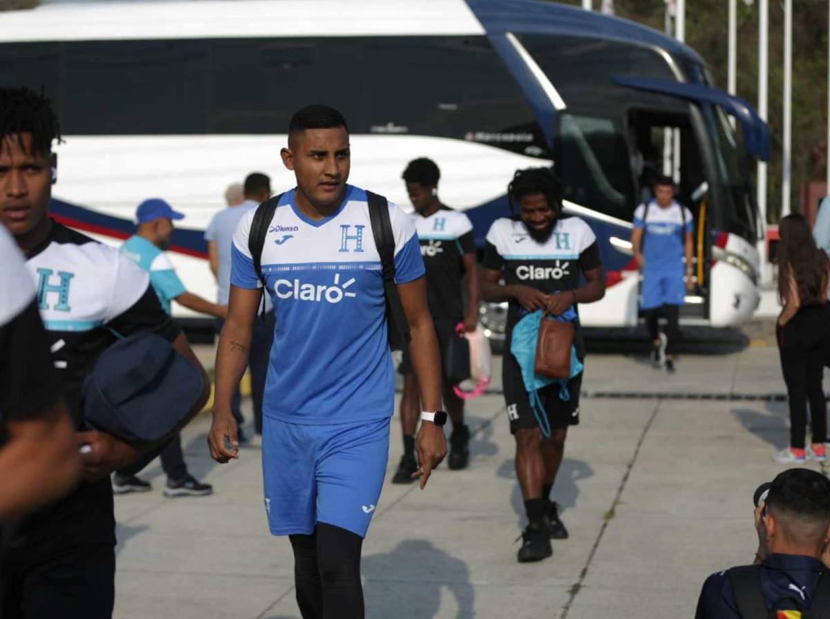Día de entreno de Honduras: Los 'novatos' y el legionario que volvió